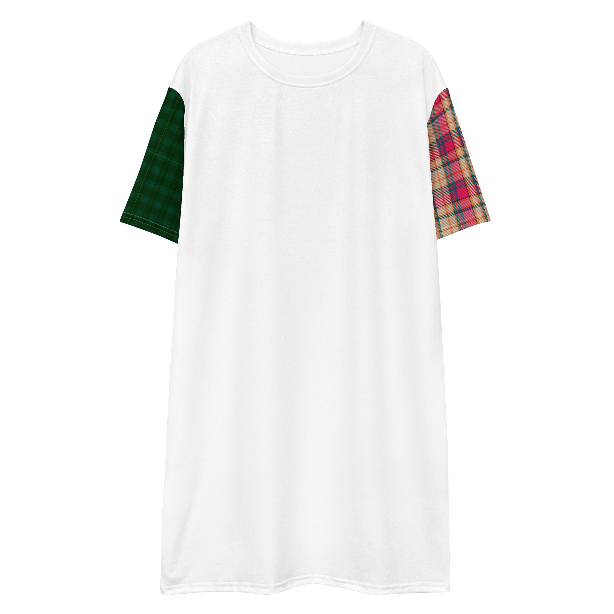 Duet sleeves T-shirt dress